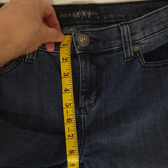 Rock & Republic Kassandra Mid RiseBootcut Jean Women's size 8 - Picture 10 of 15